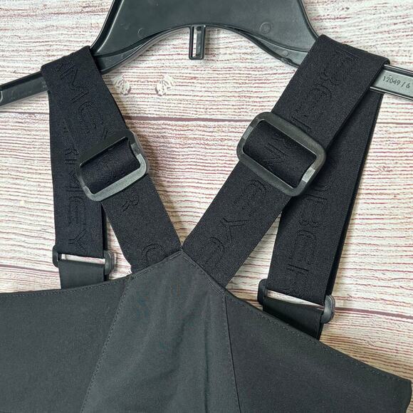 Obermeyer Children's Black Snow Bib I Grow Pockets Winter Ski Sledding Size 3 - Picture 9 of 12